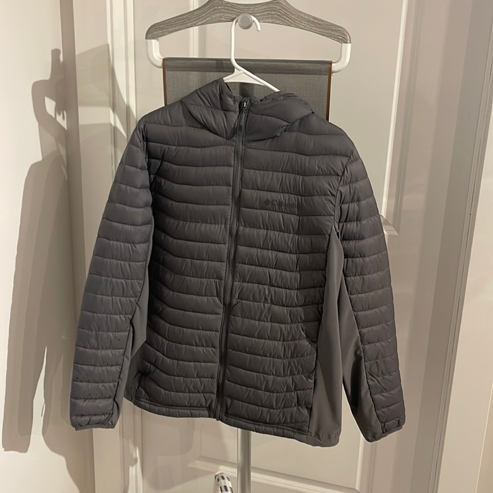 Grey Columbia puffer jacket